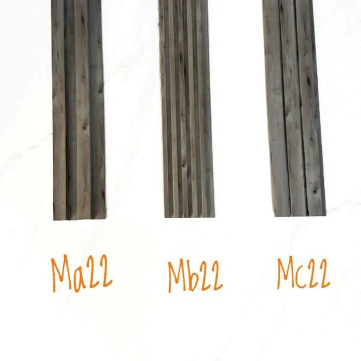 تكسيات PS بديل الخشب Ma22 · Mb22 · Mc22 عرض 12 سم