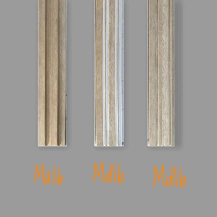 تكسيات PS بديل الخشب Ma16 · Md16 عرض 12 سم