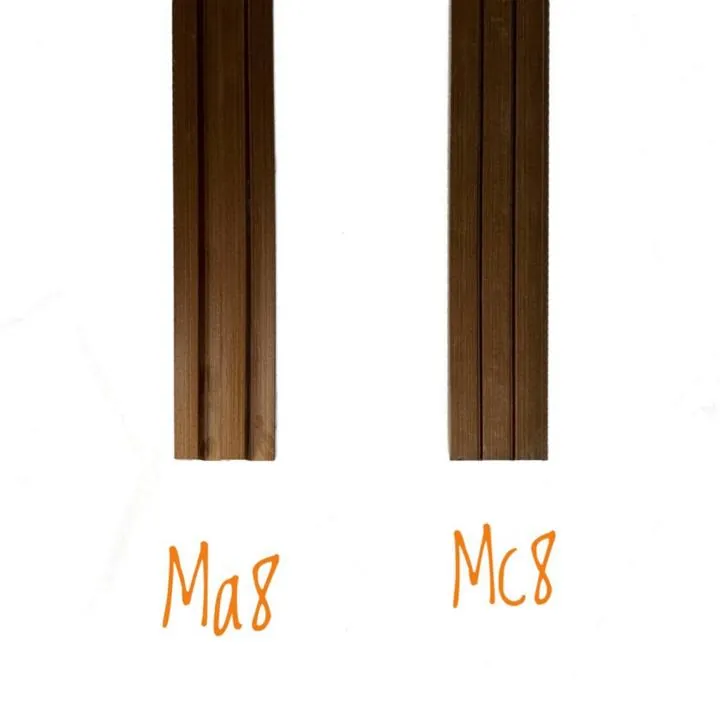 تكسيات PS بديل الخشب Ma8 · Mc8 عرض 12 سم